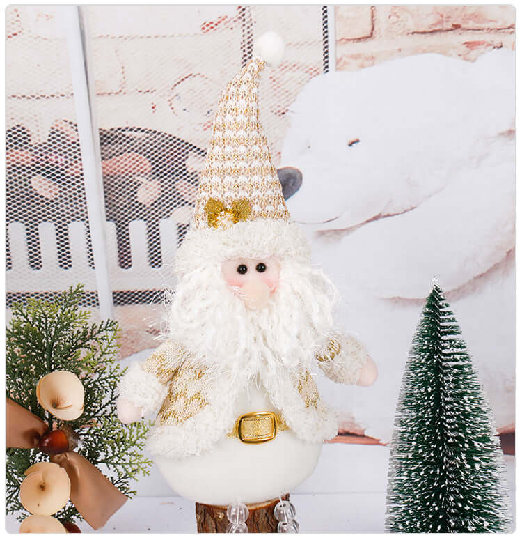 Christmas Doll Golden Toy Decorations