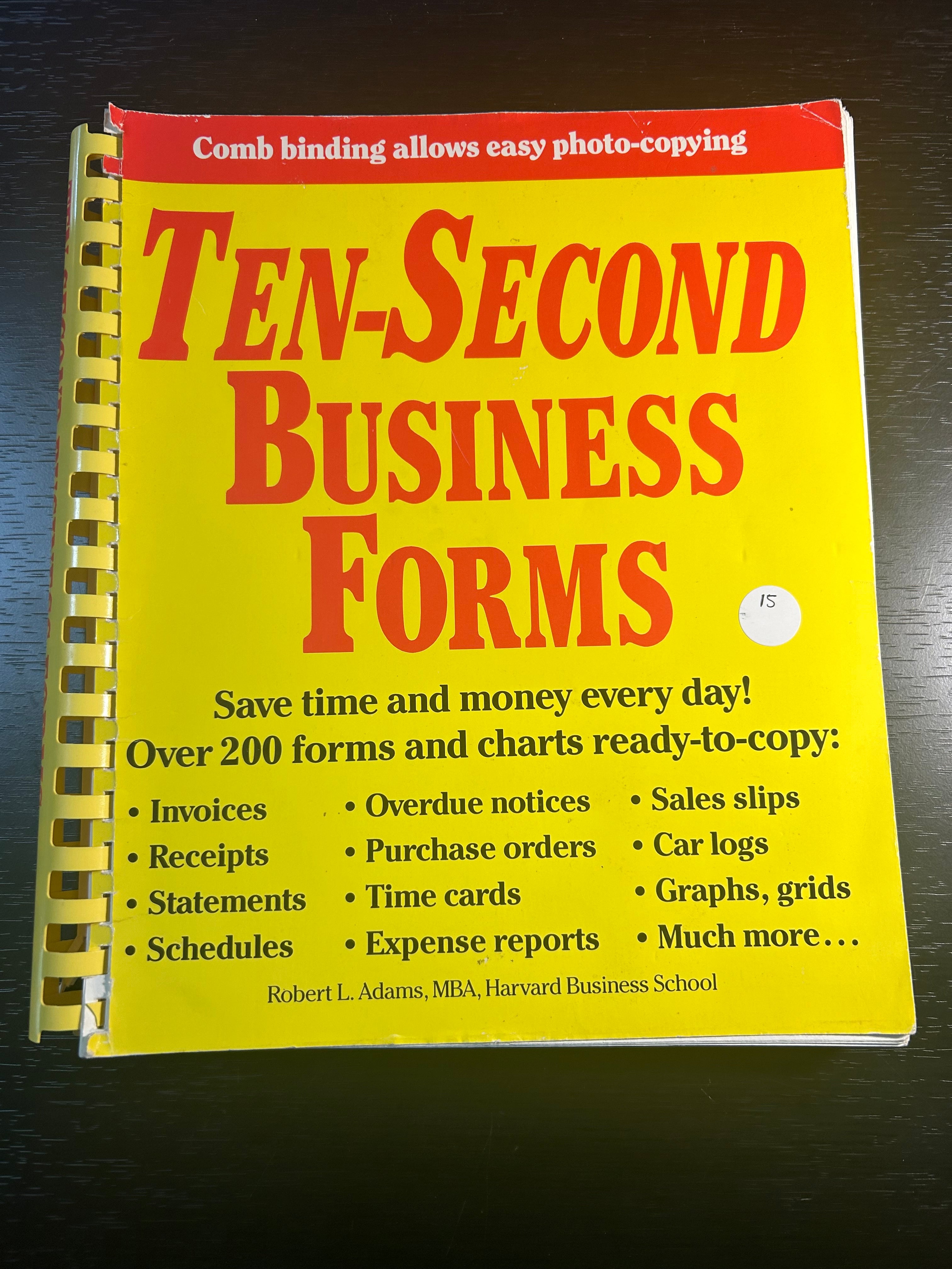 Ten-Second Business Forms